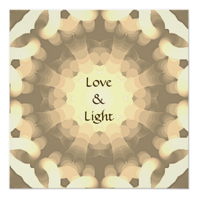Póster Amor e Luz (Frente)