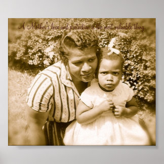 Poster Amor e proteção de uma mãe...