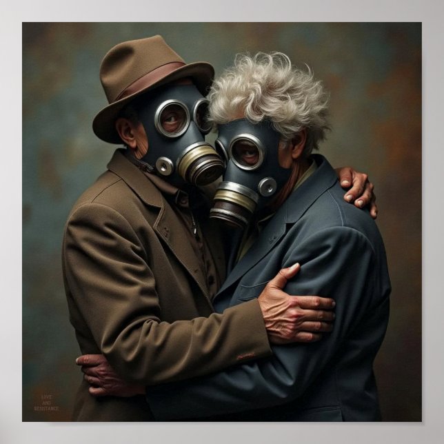 Poster AMOR E RESISTÊNCIA Velhos Românticos 2 (Frente)