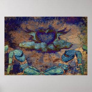 Póster Amor em Cyberpunk