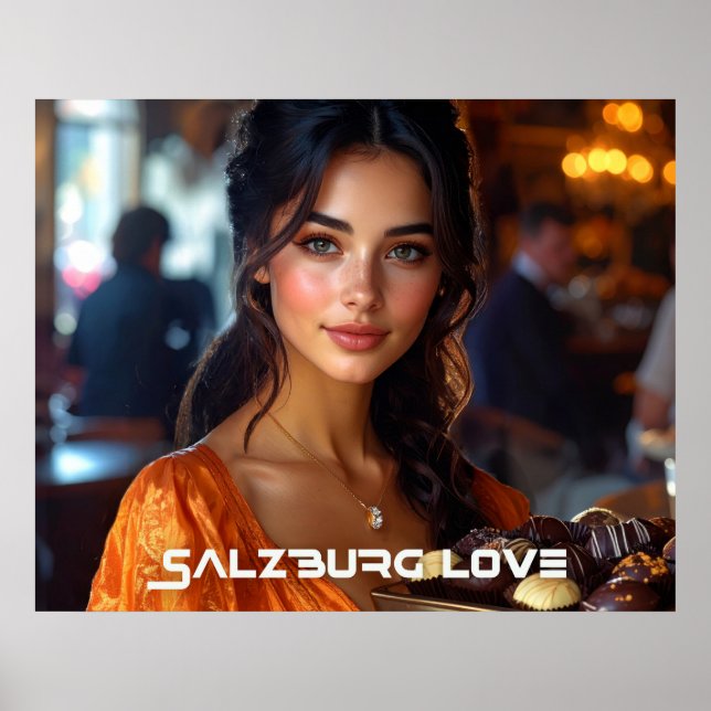 POSTER AMOR EM SALZBURGO - AMOR DA ÁUSTRIA (Frente)