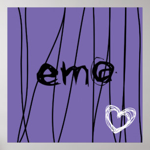 Póster amor emo 1