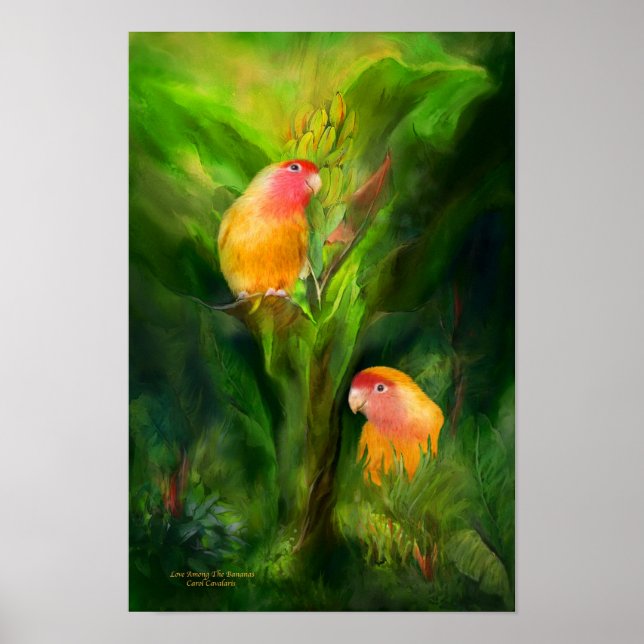 Póster Amor Entre Bananas Art Poster/Impressão (Frente)