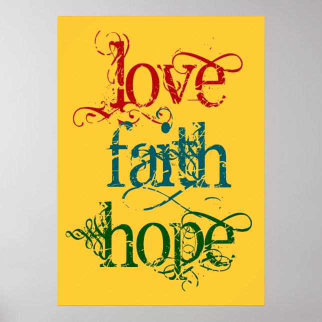 PÓSTER AMOR FAIXA ESPERANÇA (Frente)