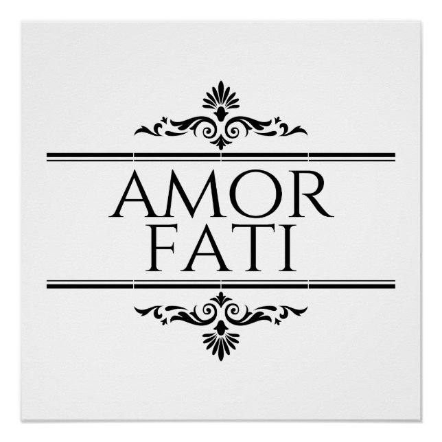 Póster Amor Fati (Frente)
