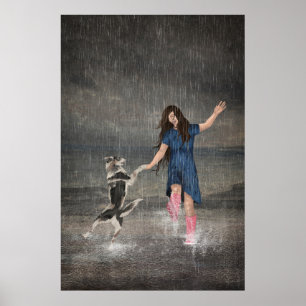 Poster Amor Fati ou Dança na Chuva