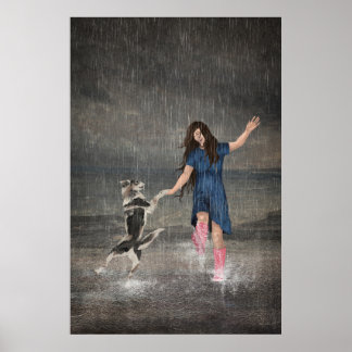 Poster Amor Fati ou Dança na Chuva