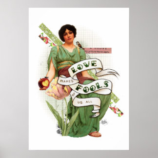 Póster Amor faz tolos de todos nós