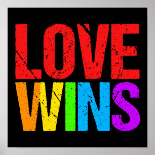 Poster Amor ganha Orgulho gay do arco-íris
