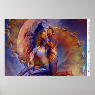 Poster Amor gêmeo da chama