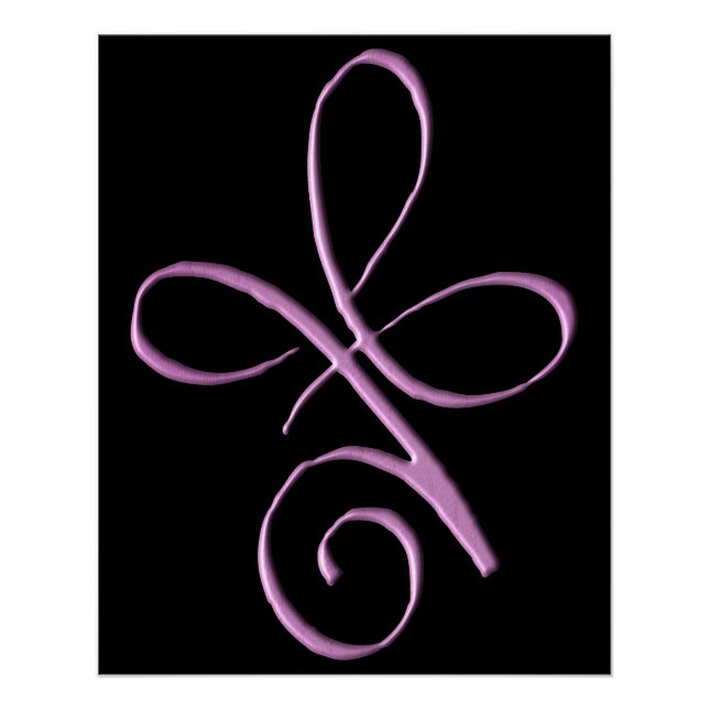 Póster Amor Incondicional Rosa (Frente)