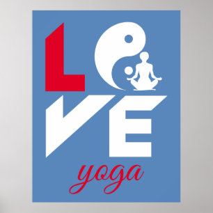 Poster Amor ioga