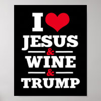Amor Jesus Vinho Trump Cristão Religioso Fé Mo