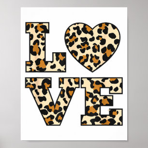 Poster Amor Leopardo Dia dos Namorados _1