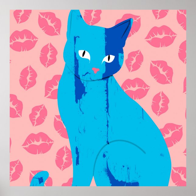 Poster Amor Meow-ment (Frente)