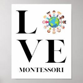 Poster Amor | Montessori | Crianças No Mundo