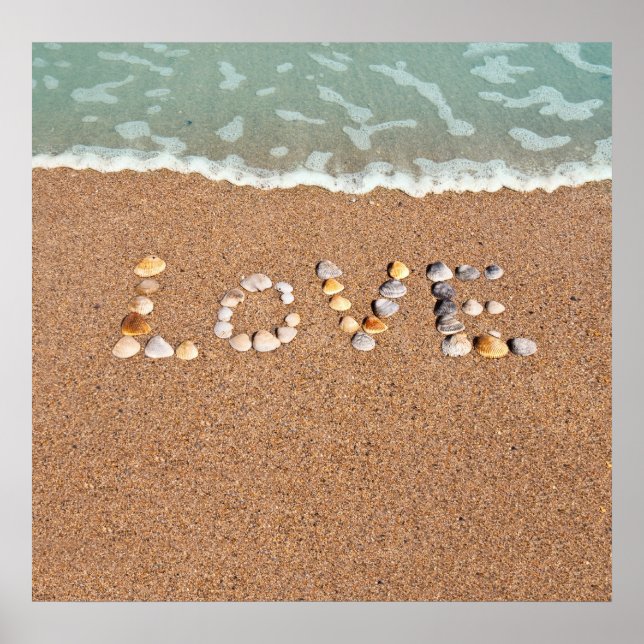 Poster Amor na praia (Frente)