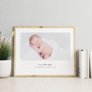 Póster Amor na Primeira Visão Foto de Bebê