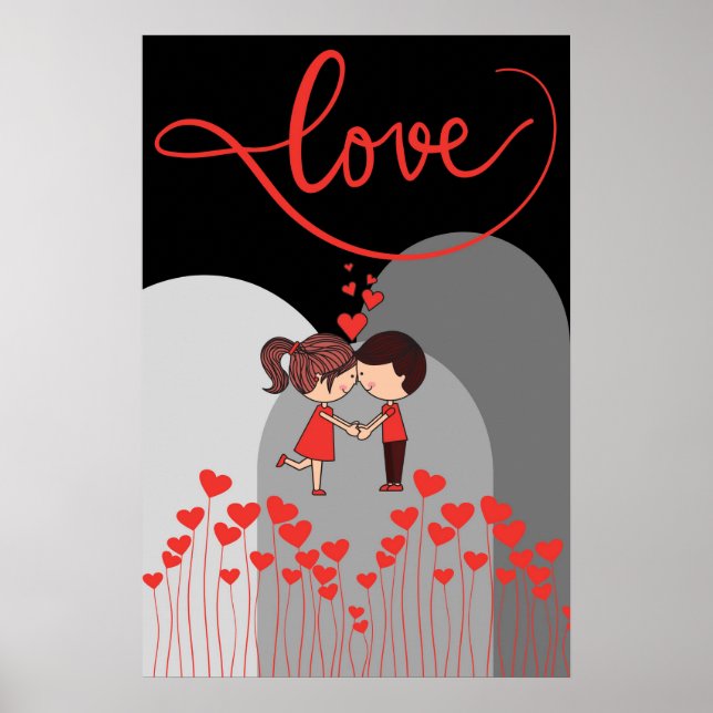 Poster Amor, Namorada, Namorado (Frente)