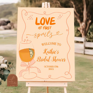 Poster Amor no First Spritz Chá de panela
