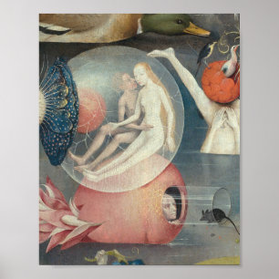 Poster Amor No Inferno Por Hieronymus Bosch