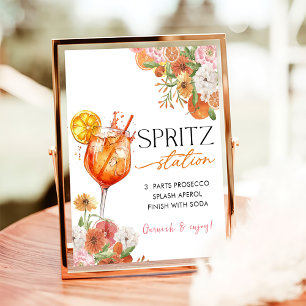 Poster Amor no Primeiro Sinal do Bar Spritz Chá de panela