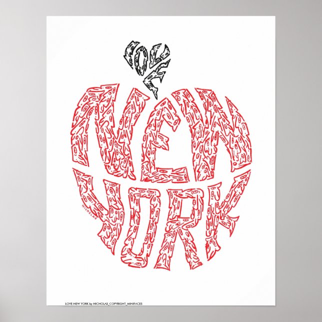 Poster AMOR NOVA IORQUE por NICHOLAS_COP... (Frente)