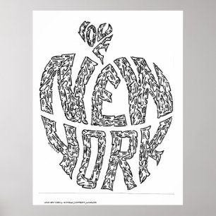 Poster AMOR NOVA IORQUE por NICHOLAS_COPYRIGHT_MIN...