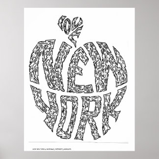 Poster AMOR NOVA IORQUE por NICHOLAS_COPYRIGHT_MIN...