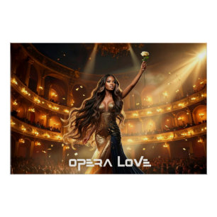 PÓSTER AMOR ÓPERA - DIVA