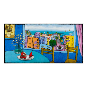Póster Amor para Tel Aviv, poster de Kis-Lev de Jonathan