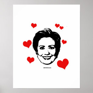 Póster Amor pela Hillary