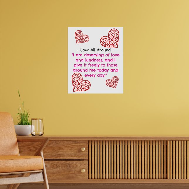 Poster Amor Por Todo Mundo (Sala de Estar 2)