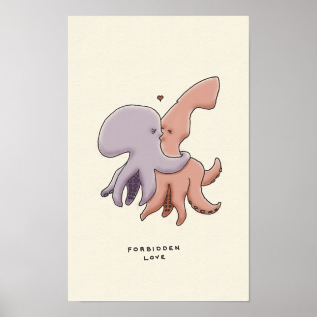 Póster amor proibido (Frente)