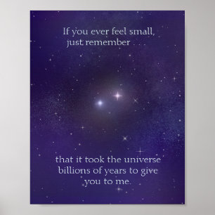 Poster Amor que levou Bilhões de Anos do Universo