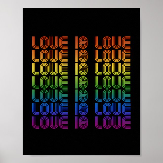 Poster Amor Retro é Amor (Frente)