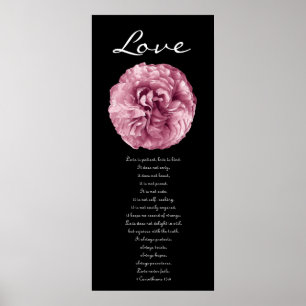 Poster Amor - rosa do rosa