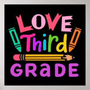 Poster Amor Terceiro Grau Presente bonito Para Escola
