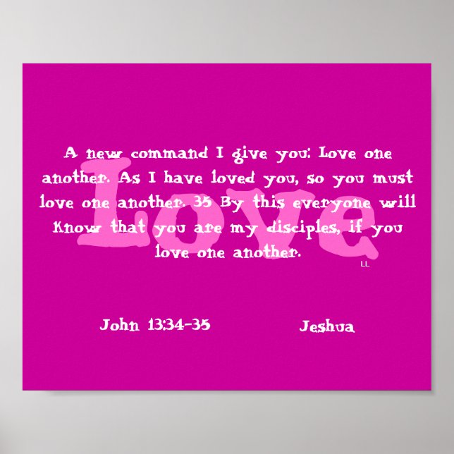 Póster amor um ao outro (Frente)