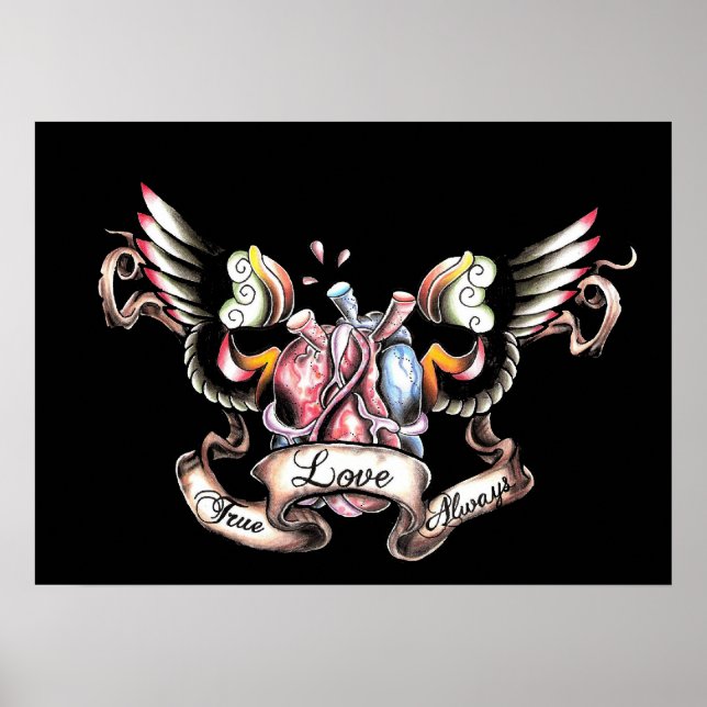 Póster amor verdadeiro sempre (Frente)