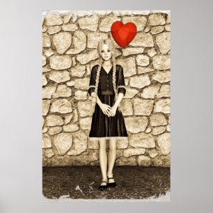 Poster Amor Vintage
