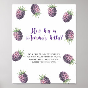 Poster Amora - quão grande está a barriga da mamãe jogo