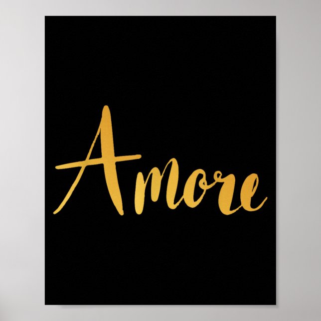 Poster Amore - Italian Love Valentine's Day  (Frente)