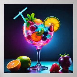 Poster Amortização de Frutas frescas