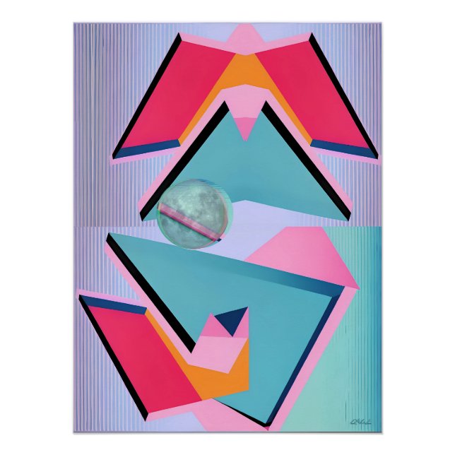 Póster Ampamstract  (Frente)