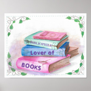 Poster Ampliação de Livros
