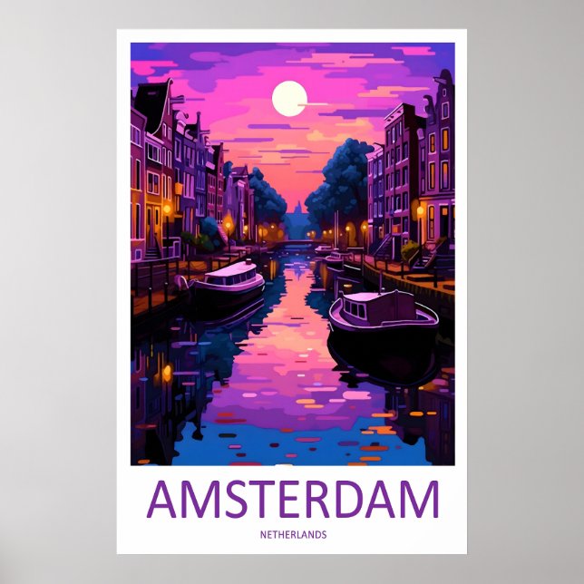 Poster Amsterdã 2Pôster de Esqui do Parque Nacional de Vi (Frente)
