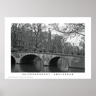 Póster Amsterdã - Keizersgracht