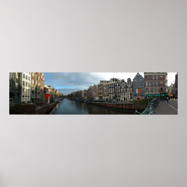 Póster Amsterdam Panorama (Frente)
