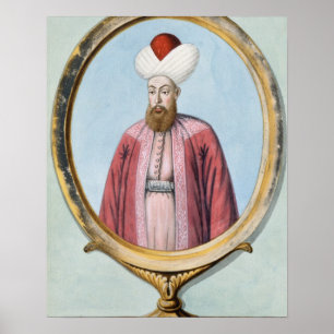 Póster Amurath (Murad) I (1319-89), sultão 1359-89, de